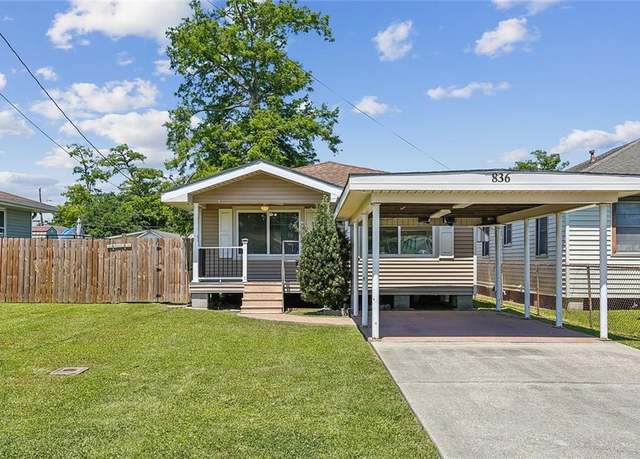 Property at 836 Avenue E, Westwego, LA 70094, 2 beds, 1 bath