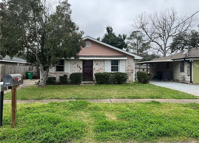 Property at 244 Waldo St, Metairie, LA 70003, 3 beds, 2 baths