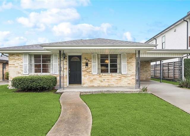 Property at 508 Beverly Garden Dr, Metairie, LA 70005, 4 beds, 2 baths