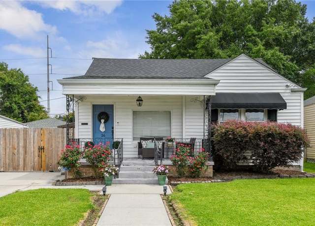 Property at 26 Davis Blvd, Jefferson, LA 70121, 3 beds, 2 baths
