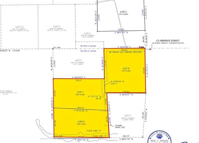Property at lot 4,6,7 Claiborne St, Killian, LA 70462
