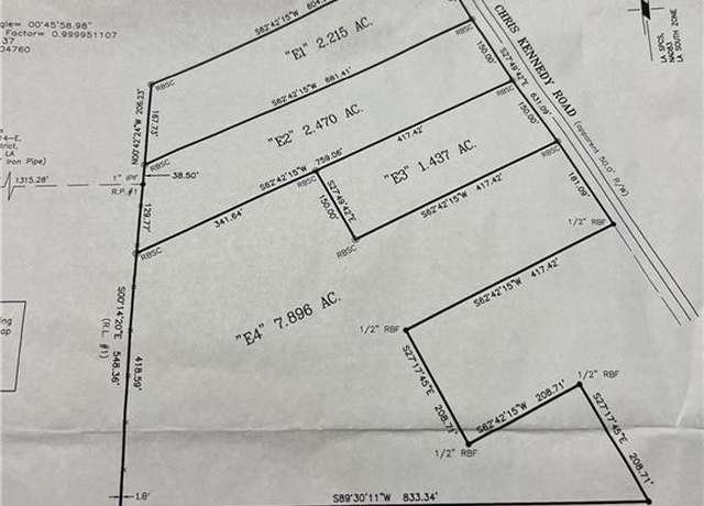 Property at 0000 Chris Kennedy (parcel E-1) Rd, Pearl River, LA 70452
