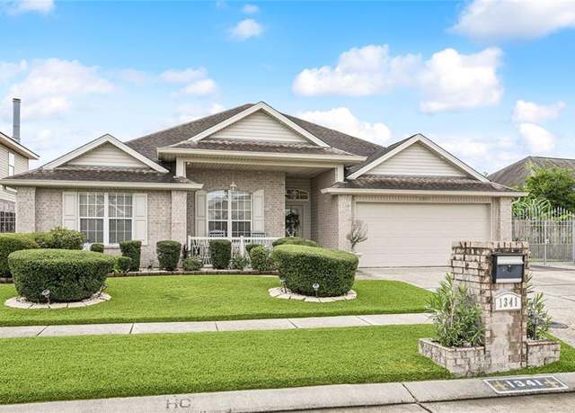 Property at 1341 Krupp Dr, Marrero, LA 70072, 3 beds, 2 baths