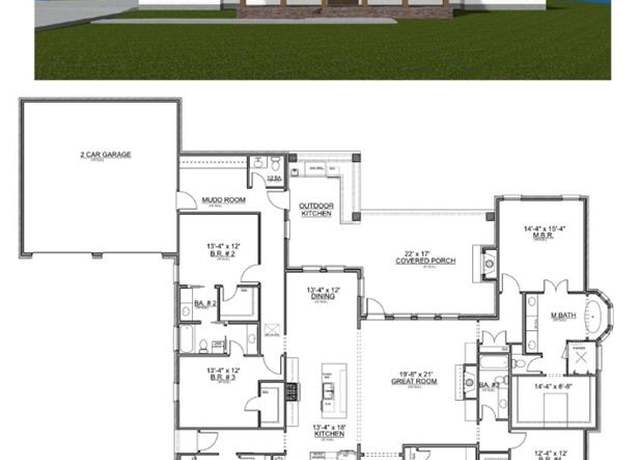 Property at 1233 Bluff Dr, Slidell, LA 70461, 4 beds, 3 baths