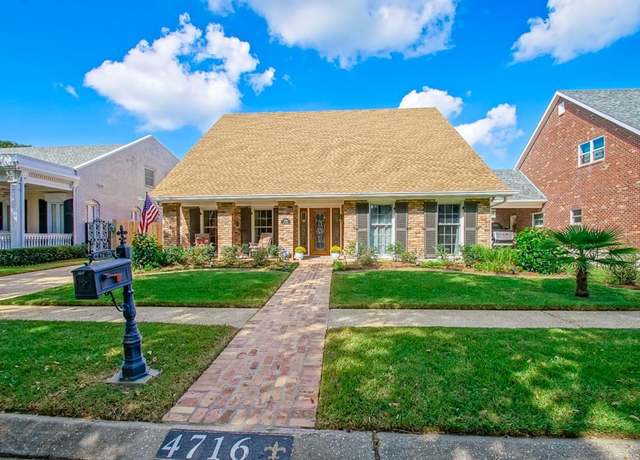 Property at 4716 Rue Laurent, Metairie, LA 70002, 4 beds, 2.5 baths