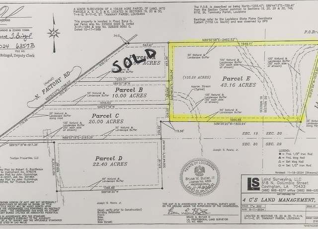 Property at Parcel  E Hwy 437, Covington, LA 70435