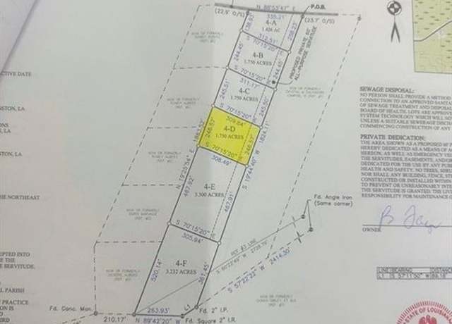Property at LOT 4D Horseshoe Road North Rd, Independence, LA 70443