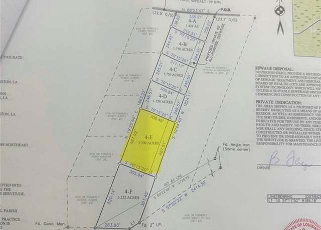 Property at LOT 4E Horseshoe Road North Rd, Independence, LA 70443