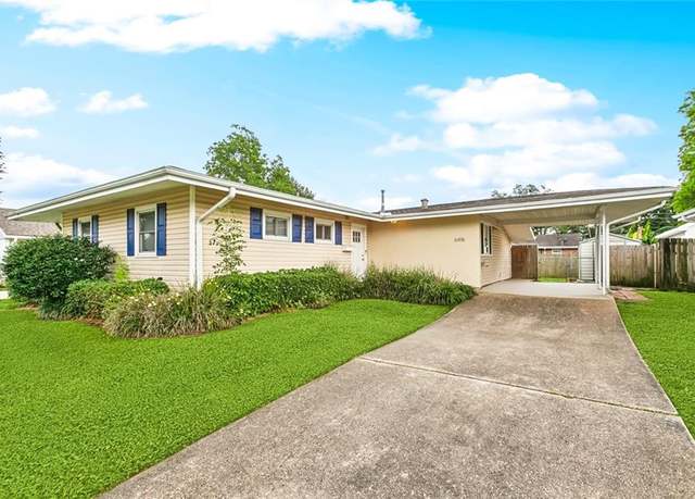 Property at 6416 Ruth St, Metairie, LA 70003, 4 beds, 2 baths