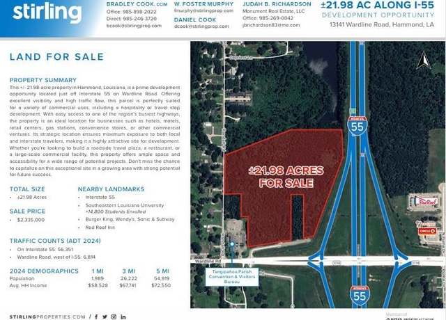 Property at I55/wardline Rd, Hammond, LA 70401