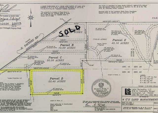 Property at Parcel D N Factory (hwy 1080) Rd, Folsom, LA 70437
