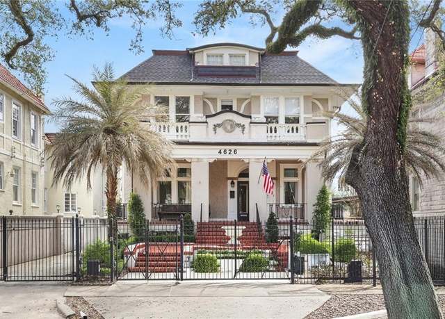 Property at 4626 St. Charles Ave, New Orleans, LA 70115, 6 beds, 5 baths