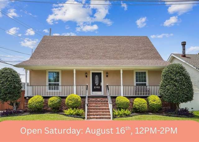 Property at 2100 N Turnbull Dr, Metairie, LA 70001, 3 beds, 2.5 baths