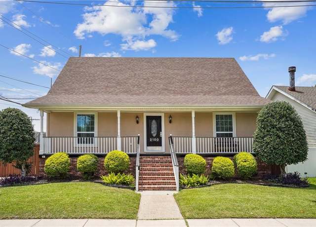 Property at 2100 N Turnbull Dr, Metairie, LA 70001, 3 beds, 2.5 baths