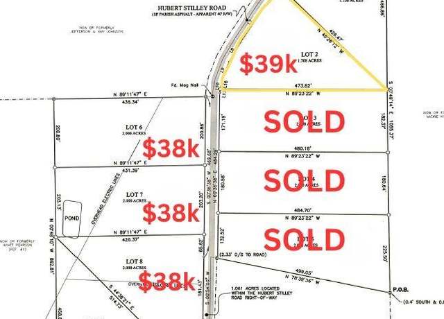 Property at lot 2 Hubert Stilley Rd, Independence, LA 70443