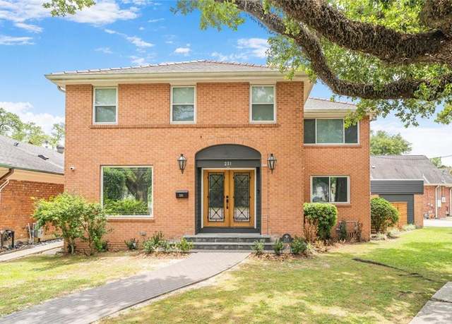 Property at 231 Audubon Blvd, New Orleans, LA 70125, 5 beds, 3.5 baths