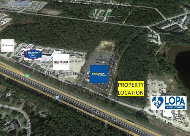 Property at Hwy 190 Service Rd, Covington, LA 70433