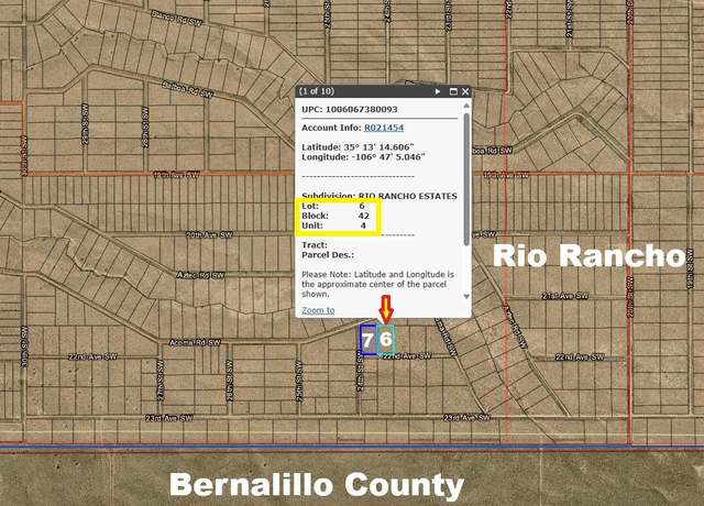 Property at 2415 22nd Ave SW, Rio Rancho, NM 87144