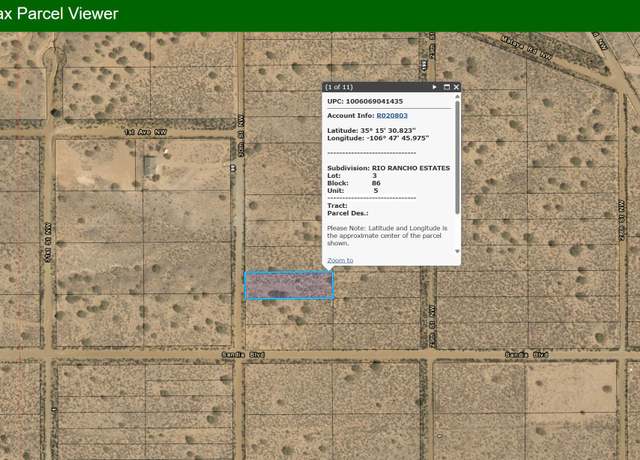 Property at 30th St SW, Rio Rancho, NM 87124