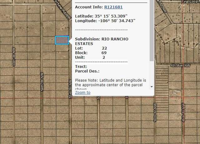 Property at 0 53rd St NW, Rio Rancho, NM 87124