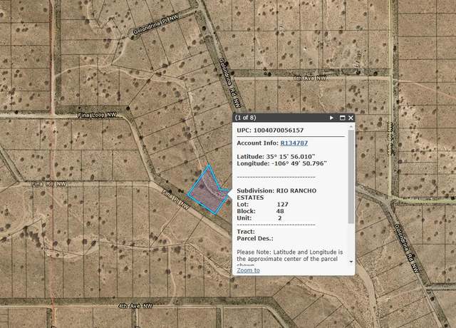 Property at 0 Fina Pl NW, Rio Rancho, NM 87124