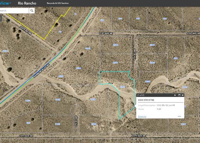 Property at 2203 5th St NE, Rio Rancho, NM 87144