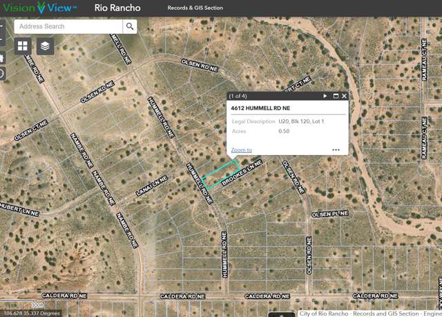 Property at 4612-4616 Hummel Rd NE, Rio Rancho, NM 87144