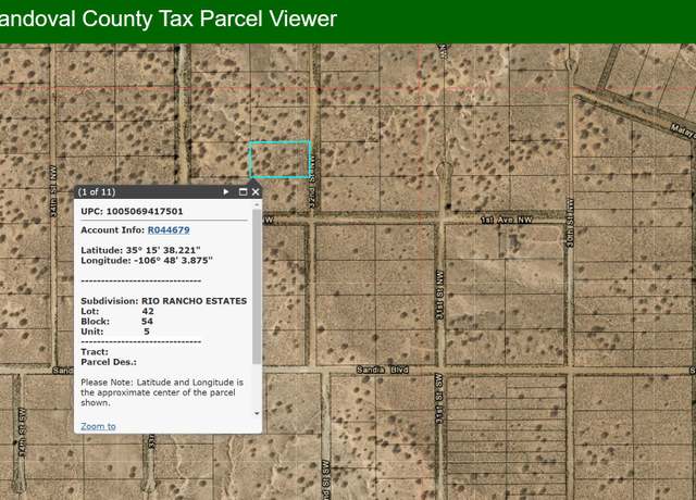 Property at 32nd St NW, Rio Rancho, NM 87124
