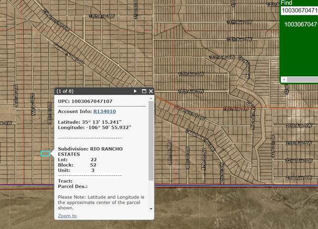 Property at Block: 52 Lot: 22 Unit: 3, Rio Rancho, NM 87144