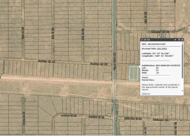 Property at 2 lots Joyce Rd NE, Rio Rancho, NM 87144