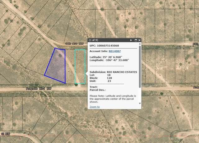 Property at 46th Ave NW, Rio Rancho, NM 87144