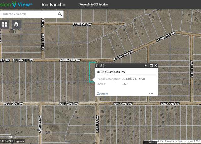 Property at 3302 Acoma Rd SW, Rio Rancho, NM 87124