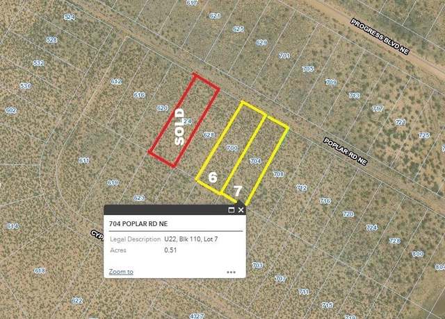 Property at 700 Poplar Rd NE, Rio Rancho, NM 87144