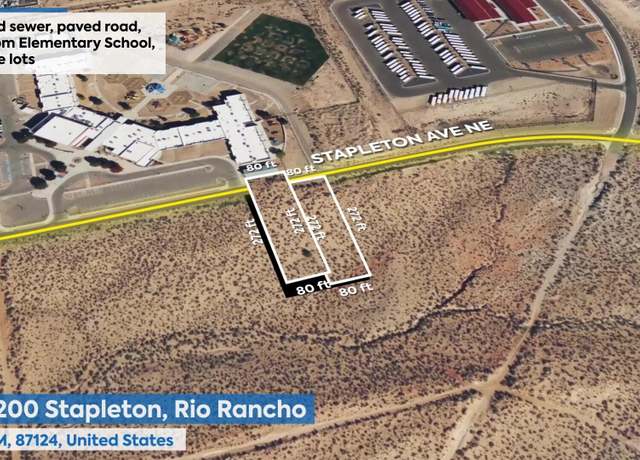 Property at 3200 Stapleton Lot 4a 4b NE, Rio Rancho, NM 87124