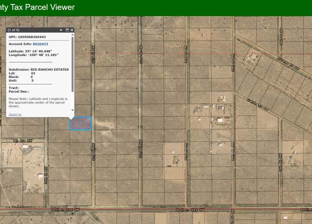 Property at 33rd St SW, Rio Rancho, NM 87124