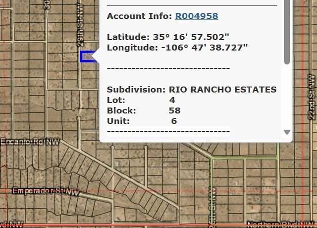 Property at Xxx4 29th St NW #6, Rio Rancho, NM 87144
