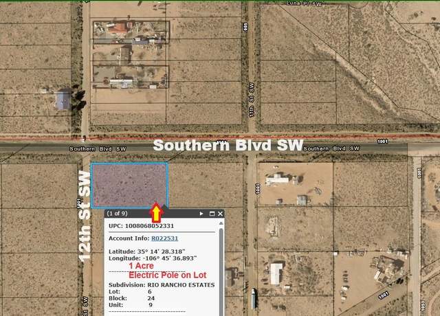 Property at Corner Lot Southern Blvd Sw &12th Ave SW, Rio Rancho, NM 87144