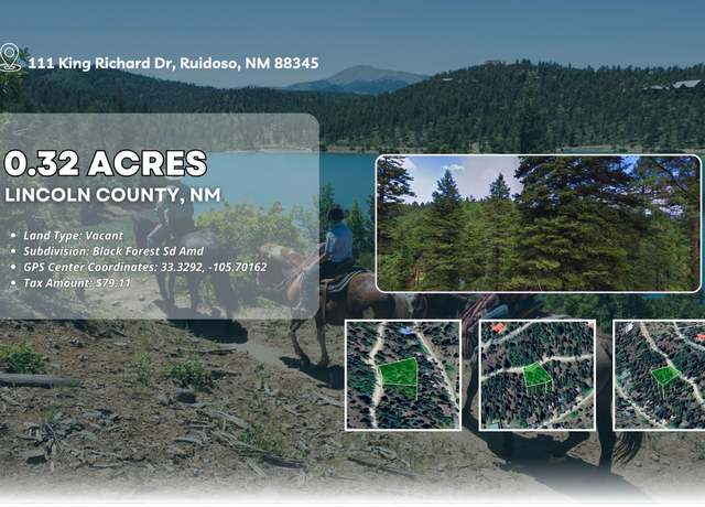Property at 111 King Richard Dr, Ruidoso, NM 88345