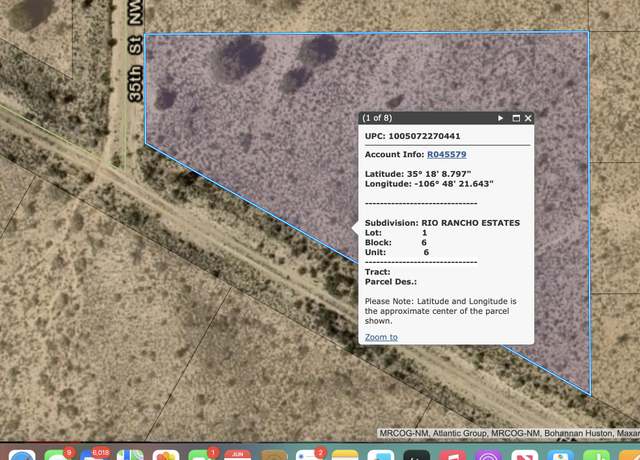 Property at 35th St NW, Rio Rancho, NM 87144
