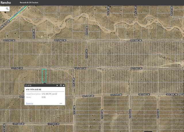 Property at 418 19th Ave NE, Rio Rancho, NM 87144