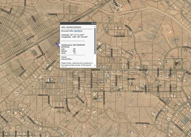 Property at 2120 2120 Teak U17 Bb Lot 19 NE #17, Rio Rancho, NM 87144