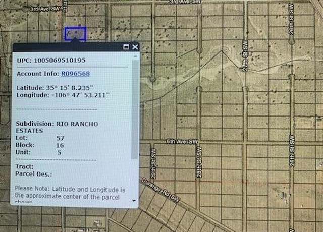 Property at 31st SW, Rio Rancho, NM 87124