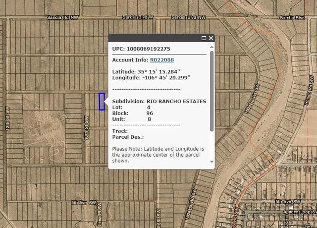 Property at 918 2nd Ave SW, Rio Rancho, NM 87124