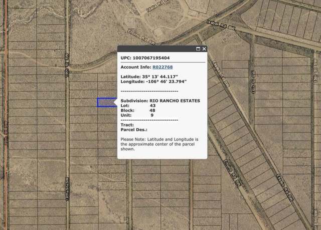 Property at 1717 18th St SW, Rio Rancho, NM 87124