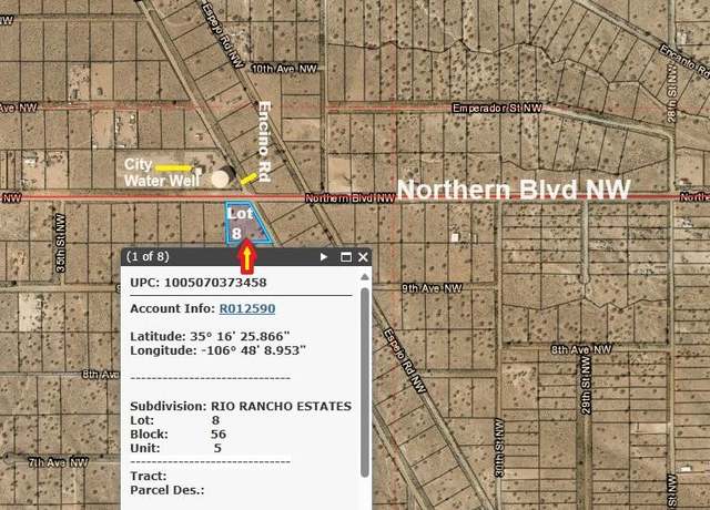 Property at SW Corner Northern Blvd & Encino Rd NW, Rio Rancho, NM 87144