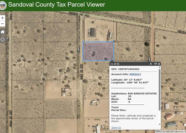 Property at 21st St NW, Rio Rancho, NM 87144