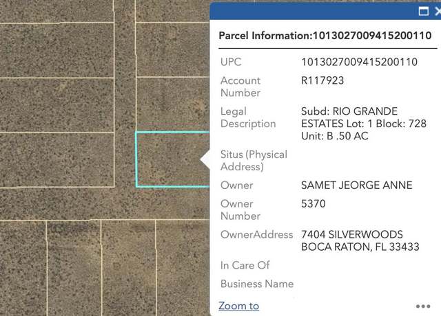 Property at Lot 1 & 2 Rio Grande Ests, Rio Communities, NM 87002
