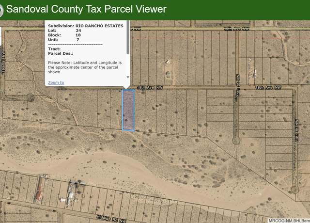 Property at 18th Ave NW, Rio Rancho, NM 87144