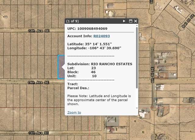 Property at 417 14th St SW, Rio Rancho, NM 87124
