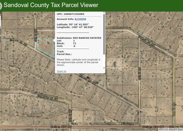 Property at 29th St NW, Rio Rancho, NM 87144